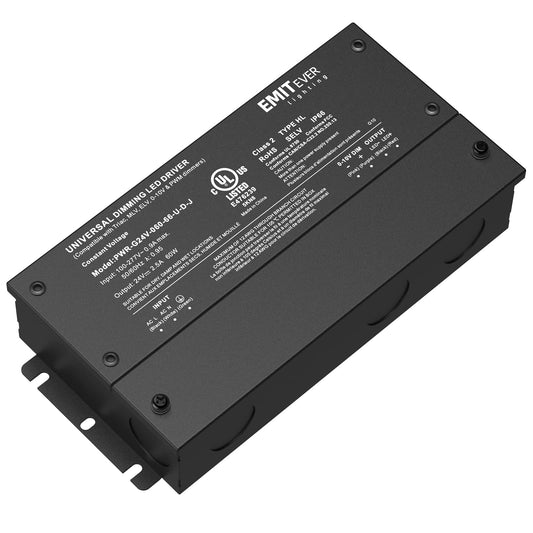 Emitever 60W Dimmable LED Driver, 24V Triac Dimmable Power Supply Emitever