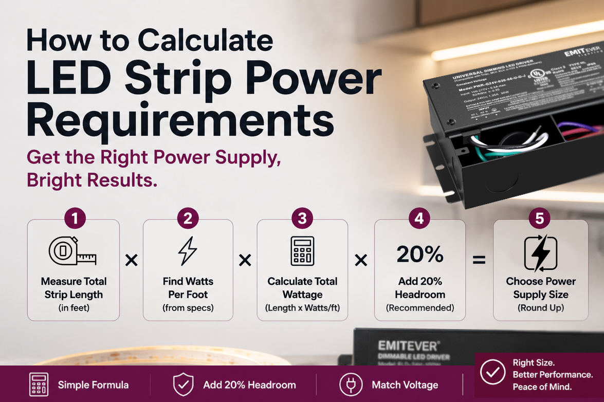 How to Calculate LED Strip Power Requirements