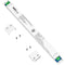 150W Triac Dimmable LED Driver, Power Supply 100-277V AC to 24V DC, 0-100% Dimming Transformer, IP30 Emitever