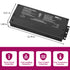 384W Dimmable LED Driver, AC 110V-277V to DC 24V Transformer, 5-in-1 Dimming, IP66