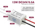 24V Power Supply Driver, 120V AC to 24V DC Converter, Transformer, IP67, 12W / 36W / 60W / 100W, 2-Pack / 4 Pack