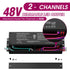 48V Dimmable LED Driver, AC 110V-277V to DC 48V Transformer, 5-in-1 Dimming, IP67, UL Listed 192W / 288W / 384W Emitever