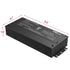 150W Dimmable Led Driver, AC 110V-277V to DC 24V Transformer, 5-in-1 Dimming, IP66