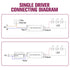 Emitever 60W Triac Dimmable Driver, AC 120V to DC 24V Transformer Emitever