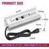 24V Power Supply Driver, 120V AC to 24V DC Converter, Transformer, IP67, 12W / 36W / 60W / 100W, 2-Pack / 4 Pack
