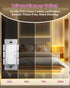 Dimmer Light Switch 24V Dimmable LED Driver 2 in 1, 120VAC to 24VDC UL Listed, FCC Single-Pole or 3-Way Slide Dimmer Switch