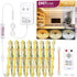COB LED Strip Light Tunable White 2700K-6500K, UL-Listed Dimmable CCT 24V LED Tape Light Kit 16.4ft, High Density 3200LEDs CRI90+