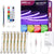 RGB COB LED Strip Light 16.4ft, UL-Listed Dimmable 24V Flexible LED Color Changing Tape Light Kit with Remote