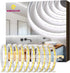 Waterproof, COB LED Strip Lights 2700K-5000K, IP67, 16.4ft High Density, 300+LM/ft, 2400LEDs, 3W/ft, UL Listed (Power Supply Sold Separately) Emitever