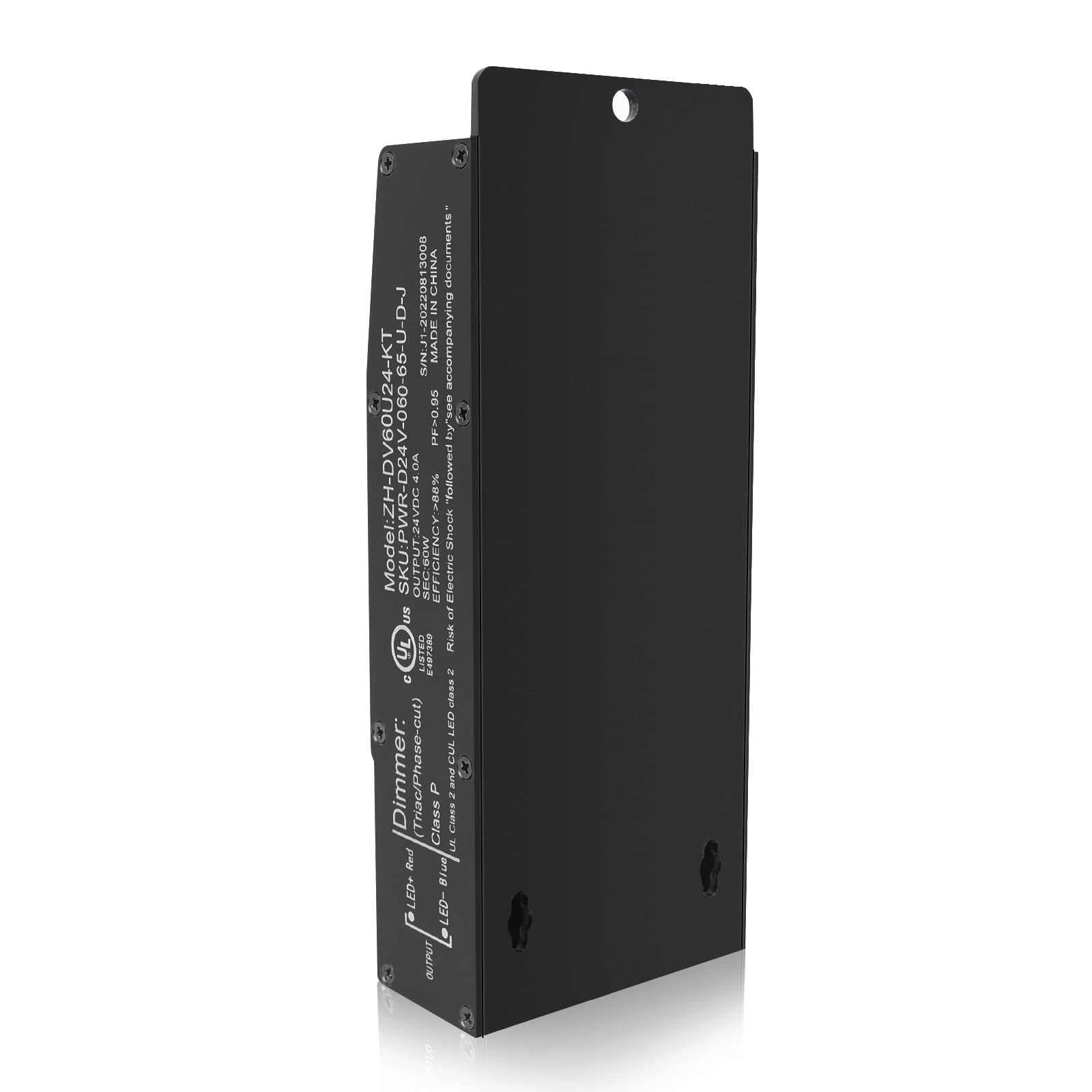 EMITEVER 60W Dimmable LED Driver,AC120V to DC24V Power Supply, Class 2 LED Transformer for LED Light Emitever