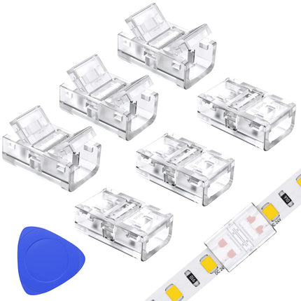 8mm snap-on strip-to-strip LED connector