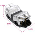 Emitever Low Voltage Wire Connectors, 6 Packs Wire to Wire Connector, 2 Way Automotive Wire Connectors, 2 Pins Emitever